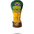 Pins & Aces TMNT Fairway Head Cover - Premium, Hand-Made Leather Headcover - Teenage Mutant Ninja Turtle Head, Tour Quality Golf Club Cover - Style and Customize You Golf Bag