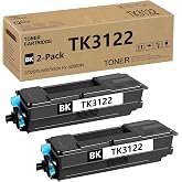 UEESLH TK3122 TK-3122 Toner Cartridge Compatible for Kyocera ECOSYS M3550idn M3560idn FS-4200DN Printer Ink for TK 3122 Toner Cartridge (21,500 Pages ,2 Pack)
