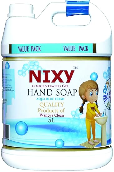 Buy Nixy Hand Wash Liquid 5 Litre Aqua Blue Refill Online At Low