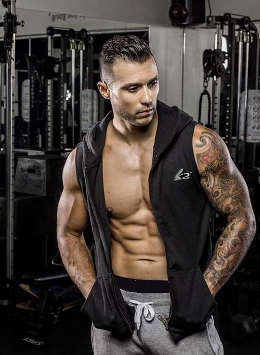 bodybuilding zip hoodie