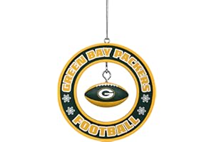 FOCO NFL Green Bay Packers Floating Ball Ornament – Officially Licensed Holiday Decoration – Unique Christmas Tree Collectible