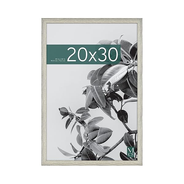 MCS STUDIO GALLERY 20X30 POSTER FRAME GRAY WOODGRAIN...