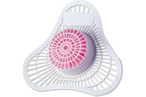 HOSPECO Health Gards Urinal Screen With Non-Para Block, Cherry Scent, White/pink, Cherry, Dozen