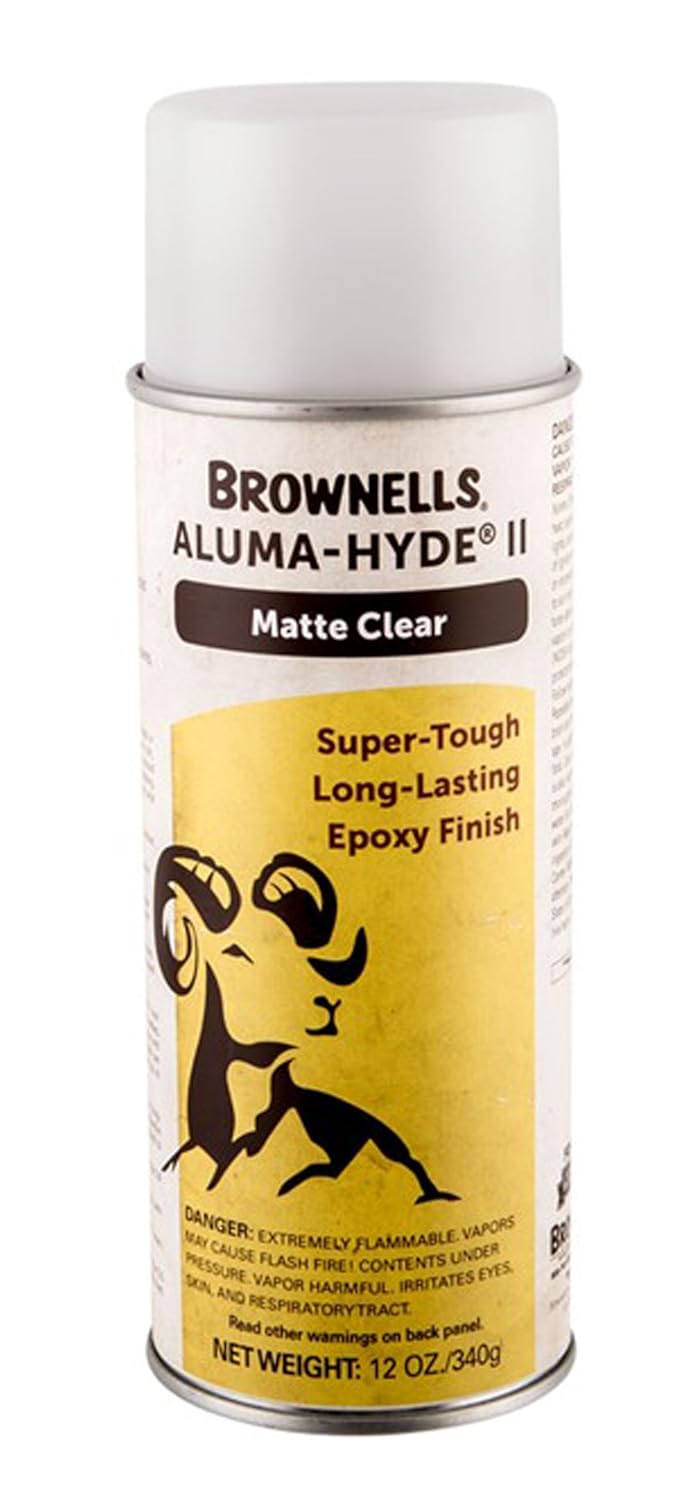 Brownells AlumaHyde II Epoxy Based Firearms Finish (Matte Clear) Industrial