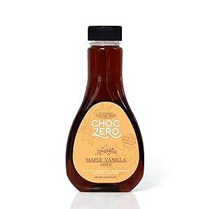 Honest Syrup, Maple Vanilla. Sugar free, Low Carb, No preservatives. Thick and Rich. Sugar Alcohol free, Gluten Free, Pancake and Waffle topping, 12 Fl Oz (Pack of 1)