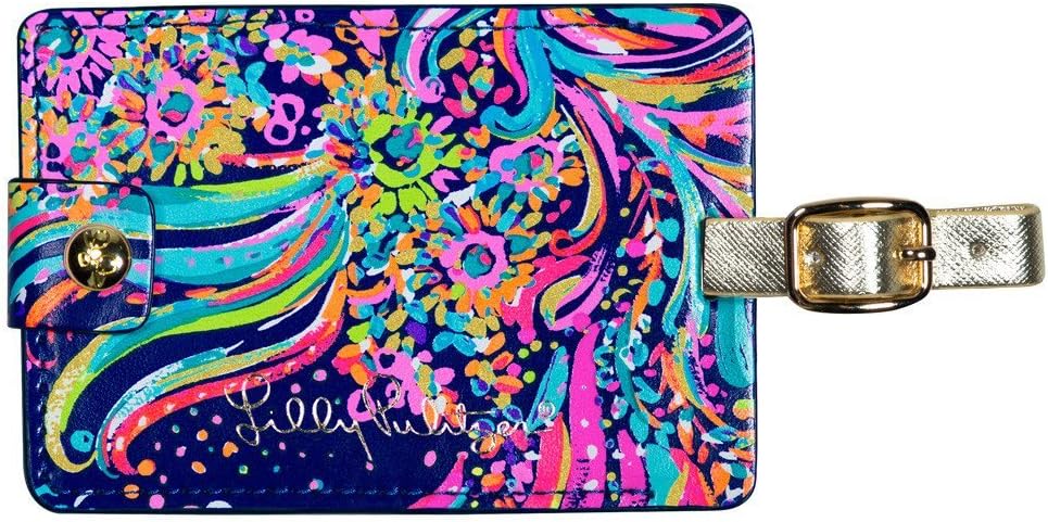 lilly luggage tag