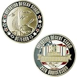 thumbnail image 2 of Operation Desert Storm Veteran Challenge Coin – Commemorative Military Coin, Unbranded 2 of 14