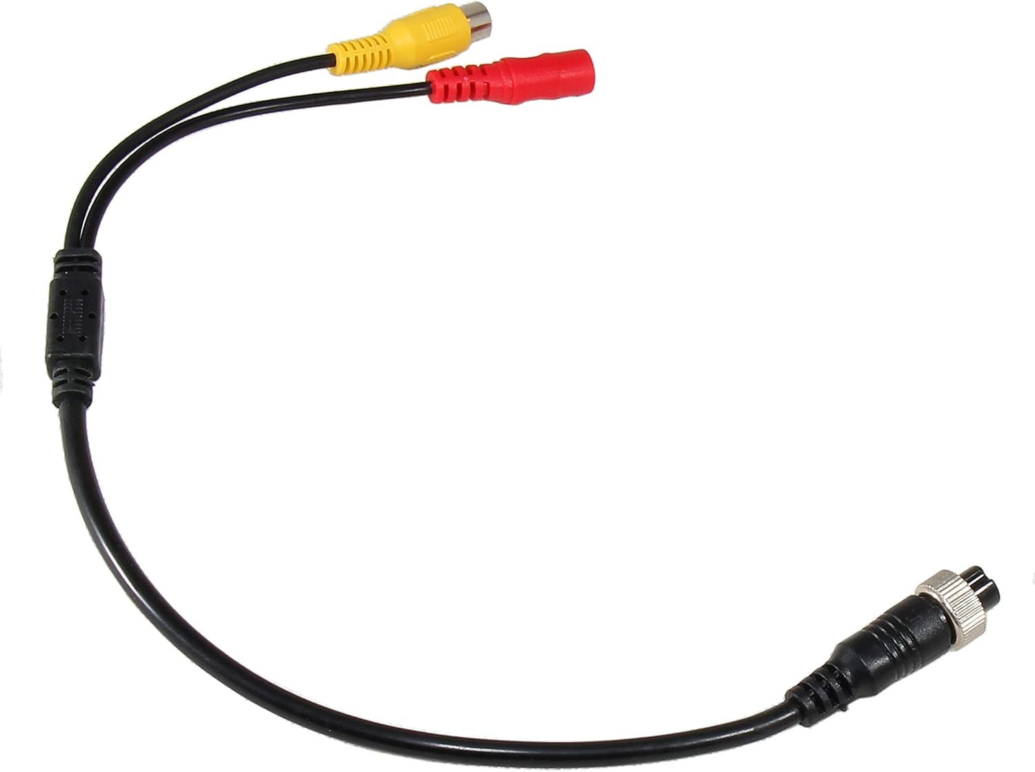 RED WOLF 4 PIN Female to RCA/AV Adaptor Video Wiring Loom Cable Lead for Rear View Camera Monitor CCTV DC Connector Plug Wire RCA Cinch Monitor Camera Adapter - Image 5