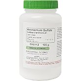 Innovating Science - Ammonium Sulfate 100 g - Lab Grade for Protein Purification, Microbiology, pH Control, Crystallization, and Water Treatment