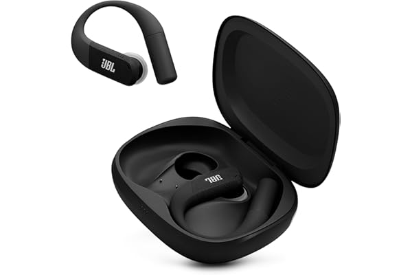 JBL Endurance Peak 4 - True Wireless Noise Cancelling Sport Earbuds, Up to 48Hrs Total Playback, Water & dust Proof (IP68), Secure fit with TwistLock™ Design, & 6 mics for Perfect Calls (Black/Grey)