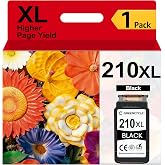 210xl Black Ink Cartridge High Yield Replacement for Canon PG210 PG-210 XL Black Ink Cartridges Work for PIXMA IP2700 IP2702 MX410 MP240 MP250 MP280 MP495 MX350 MX410 MX420 MX340 Printer-1Black