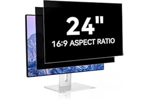 24 Inch Privacy Screen for Monitor 2 Pack, Computer Privacy Screen 24 Inch Anti - Glare & Blue Light Blocking for 16:9 Wide S