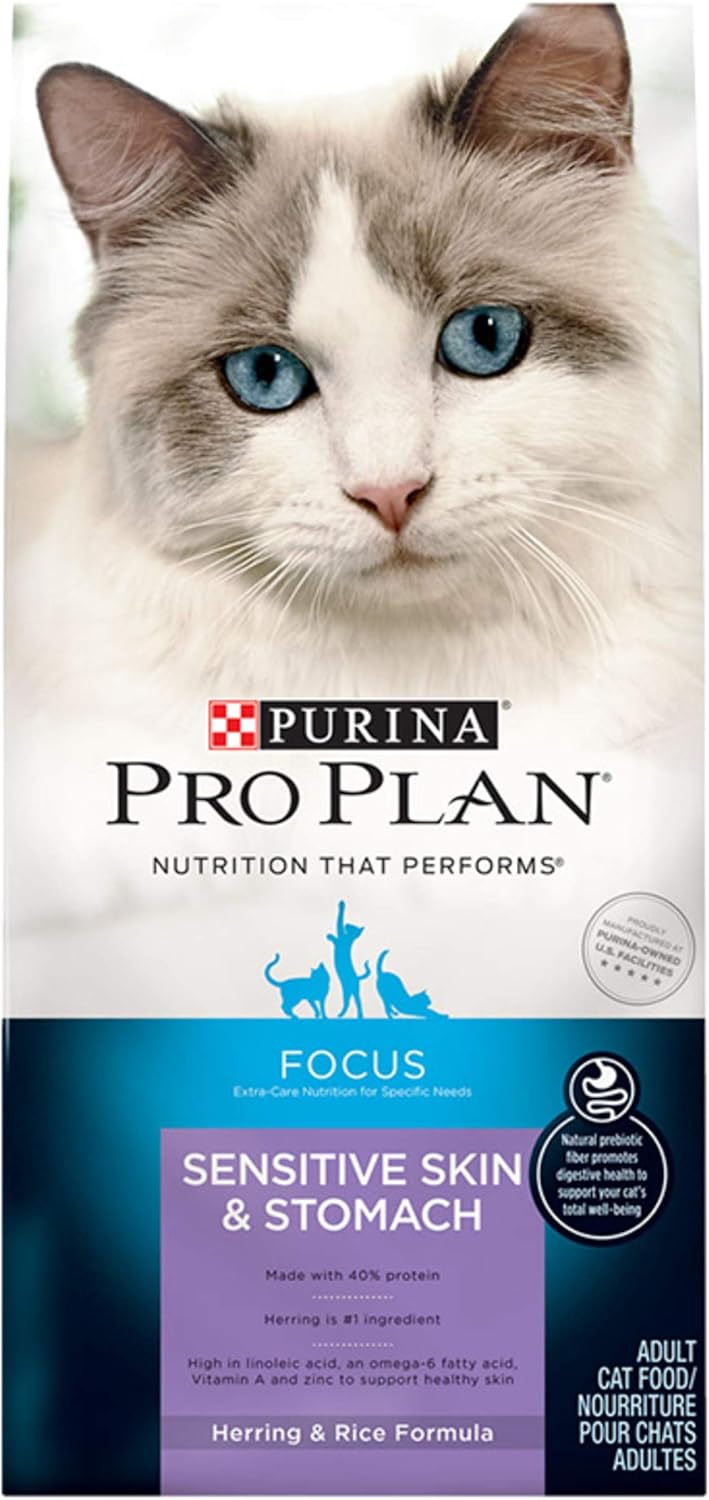 purina pro plan focus sensitive skin and stomach cat