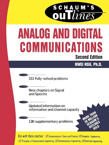 Analog And Digital Munications Schaum S Outlines Hsu Hwei P 9780071402286 Books Analog And Digital Munications Schaum S Outlines Hsu Hwei P 9780071402286 Books