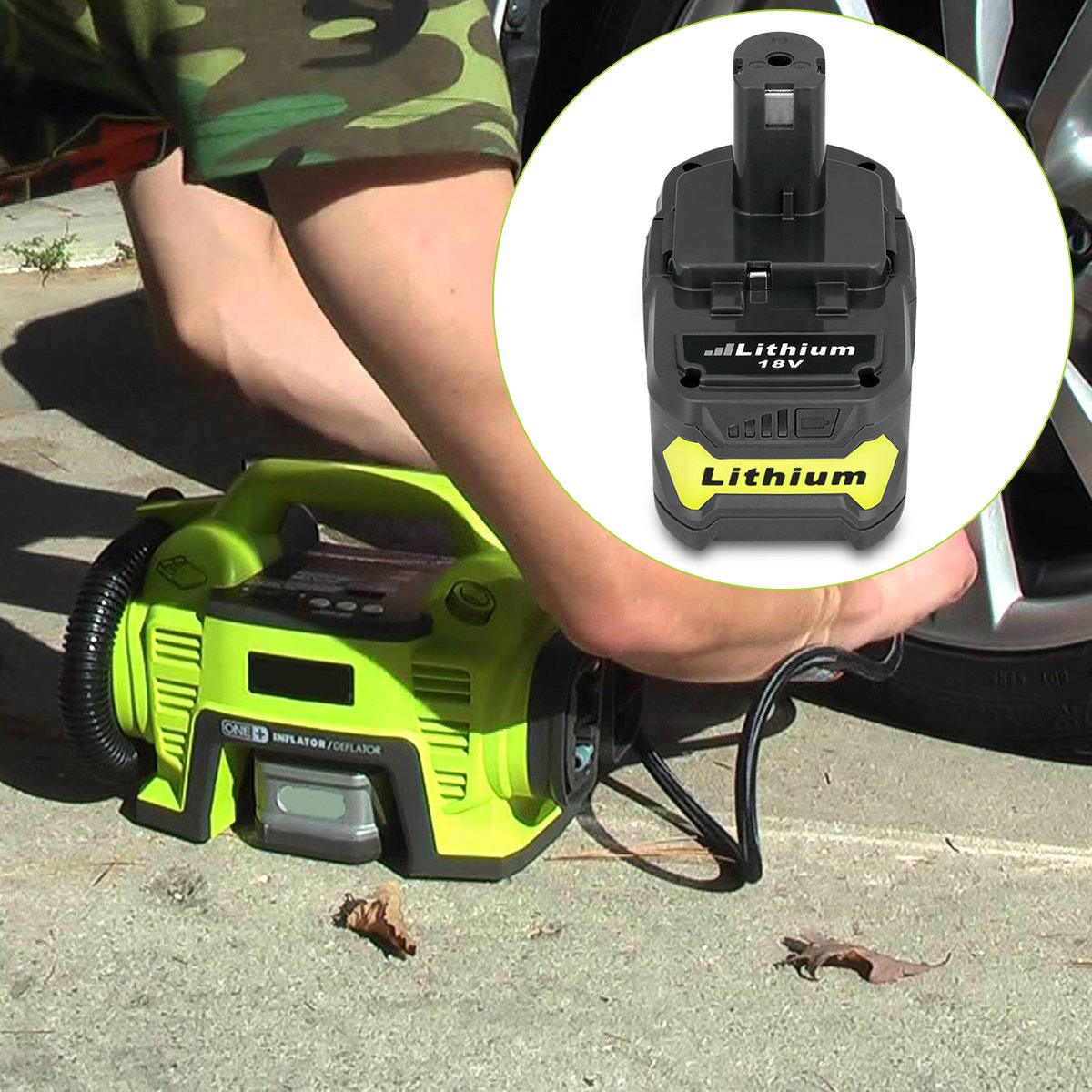 2 X Remplacement de Batterie Pour Ryobi 18V one + P108 P107 P104 P105 P102 P103