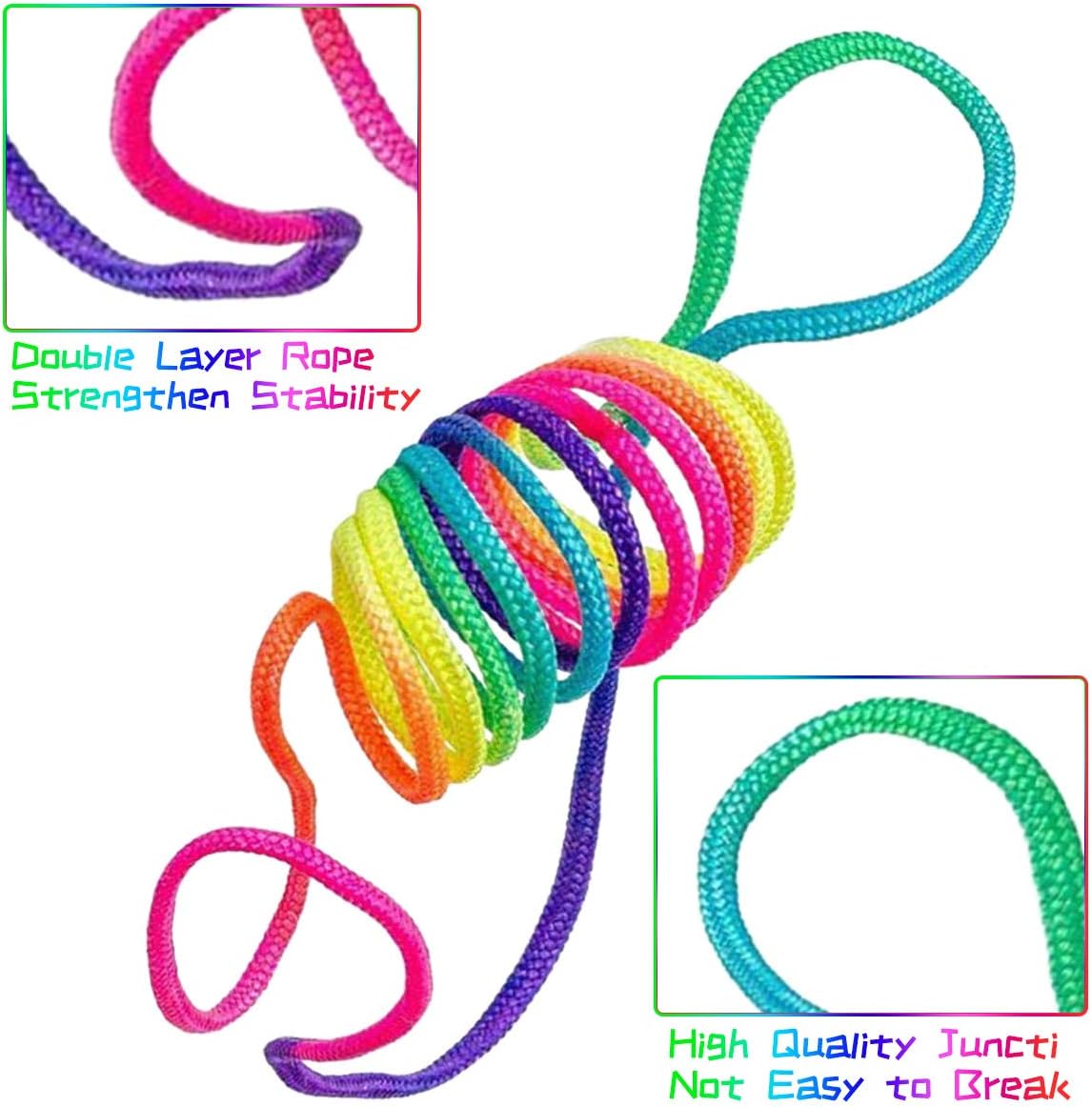 Dix Couleurs Longueur 165 cm Corde à Doigts Fournitures De Jouets