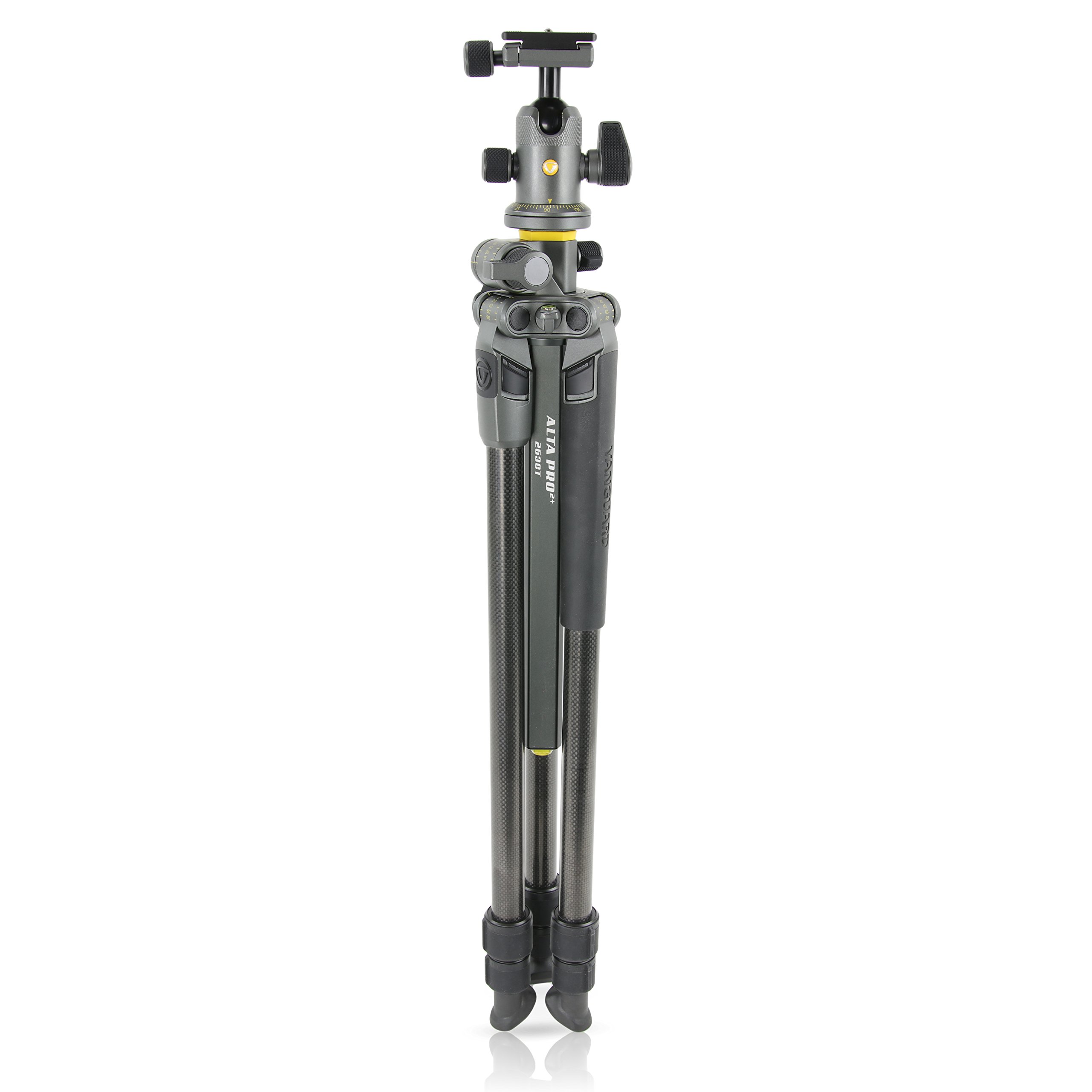 Vanguard Alta Pro 2+ 263CB 100 Carbon Fiber Tripod with Alta BH-100 Ball Head and Multi-Angle Center Column for Sony, Nikon, Canon DSLR Cameras