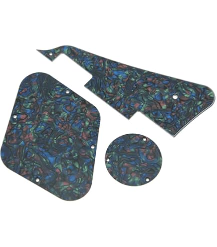 Epiphone LP Schalterplatte Kaish & Schalterplatte – Hohlraumabdeckung Für E-Gitarre (Epiphone LP), 20 Farben LP Hecksteuerung