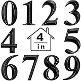 Jetec 10 Pcs House Numbers 3D Door Mailbox Numbers