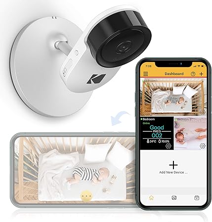 kodak cherish c525 5 inch smart video baby monitor