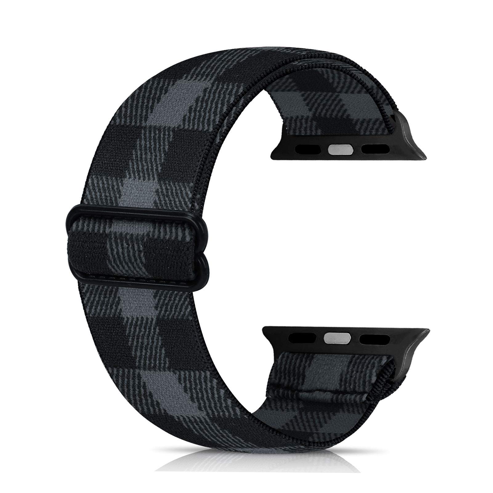 Ecogbd Elastic Replacement Strap Compatible with Apple Watch 38mm-49mm, Soft Cotton Nylon Strap for iWatch Series 1-9, SE, Ultra, Women Men