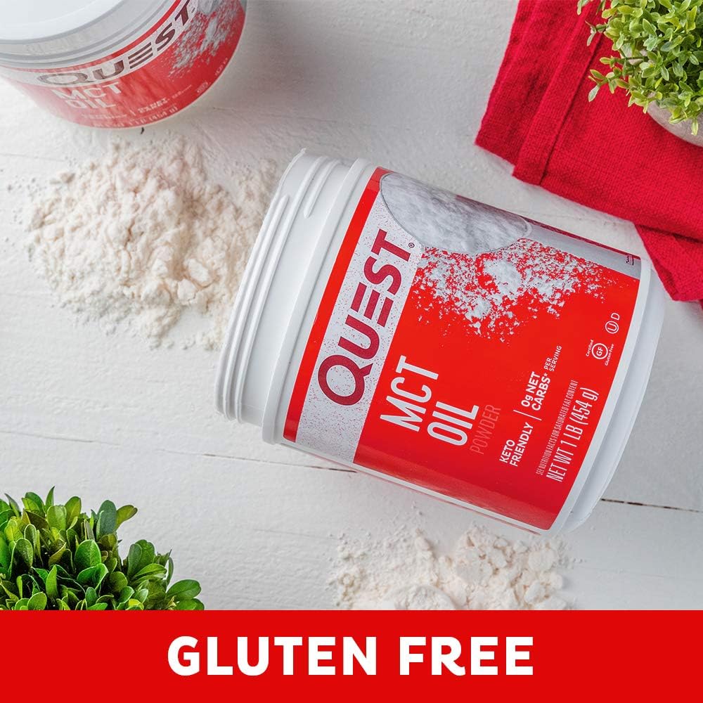 Quest Nutrition MCT Powder Oil, 0g Net Carbs, 0g Sugar, No Additives, 16 Ounce (Pack of 1): Health & Personal Care