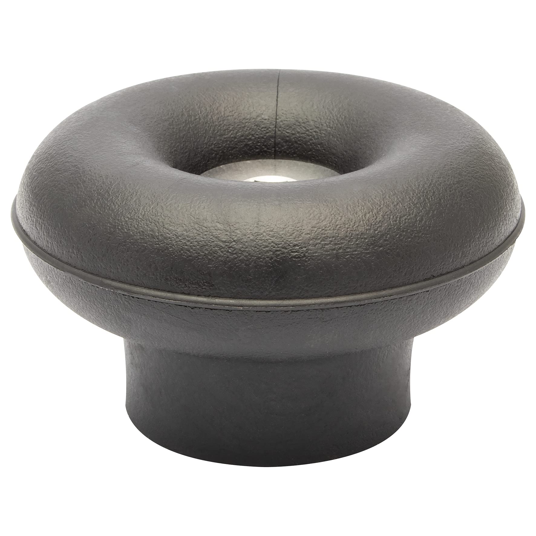 WAGNER Solid Rubber Floor and Wall Door Stop, Black, Floor Mount - 15520111