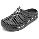 IVAO Unisex Garden Clog Shoes Sandal Quick Drying Gray 9 B(M) US Women/8 D(M) US Men