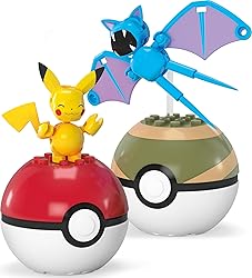 MEGA Pokémon Building Toys Set Pikachu & Zubat