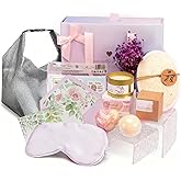 Luxury Birthday Gifts Box for Women with Greeting Card | Gift Set for Mom, Wife, Sister, Grandma, Friends | Relaxing Self Care Basket | Christmas, Mother’s Day, Valentine’s Day, Sympathy Gifts