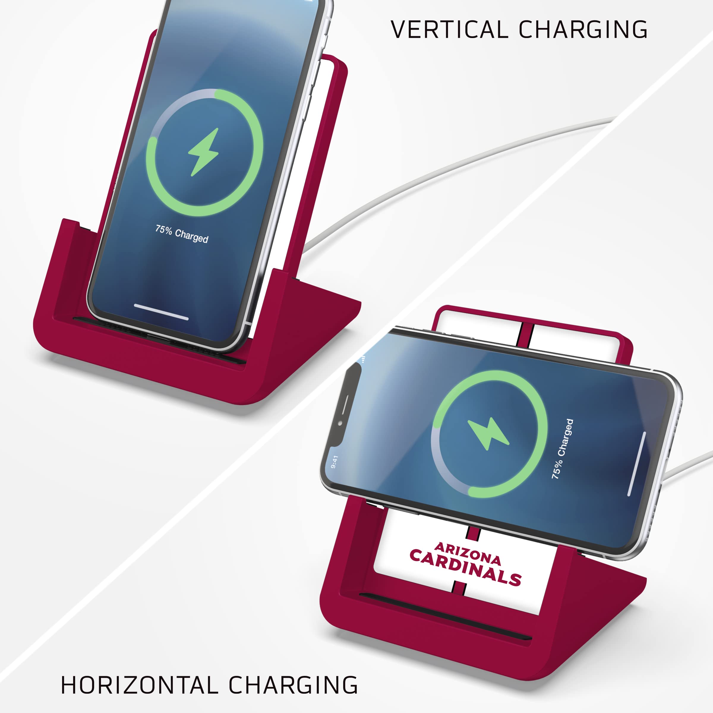 SOAR NFL Cell Phone Wireless Charging Stand V.4, Los Angeles Chargers