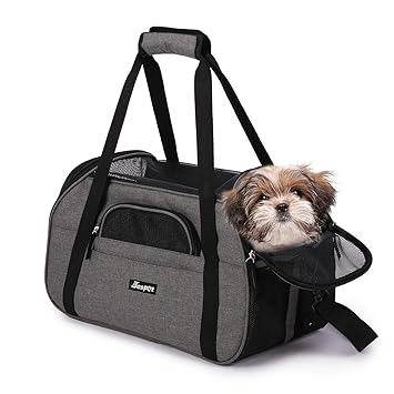 Jespet Soft Pet Carrier For Small Dogs Cats Puppy Airline Approved Pet Carrier For Airline Train Car Travel Jespet Soft Pet Carrier For Small Dogs Cats Puppy Airline Approved Pet Carrier For Airline Train Car Travel