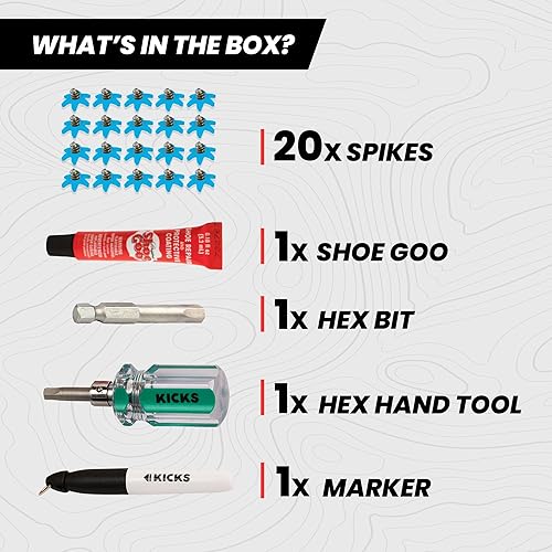 Golfkicks DIY Golf Shoe Cleats Kit – Transform Your Sneakers into