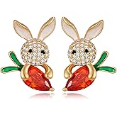 CUFELMU Easter Bunny Earrings for Women Easter Gifts for Wife Friends
