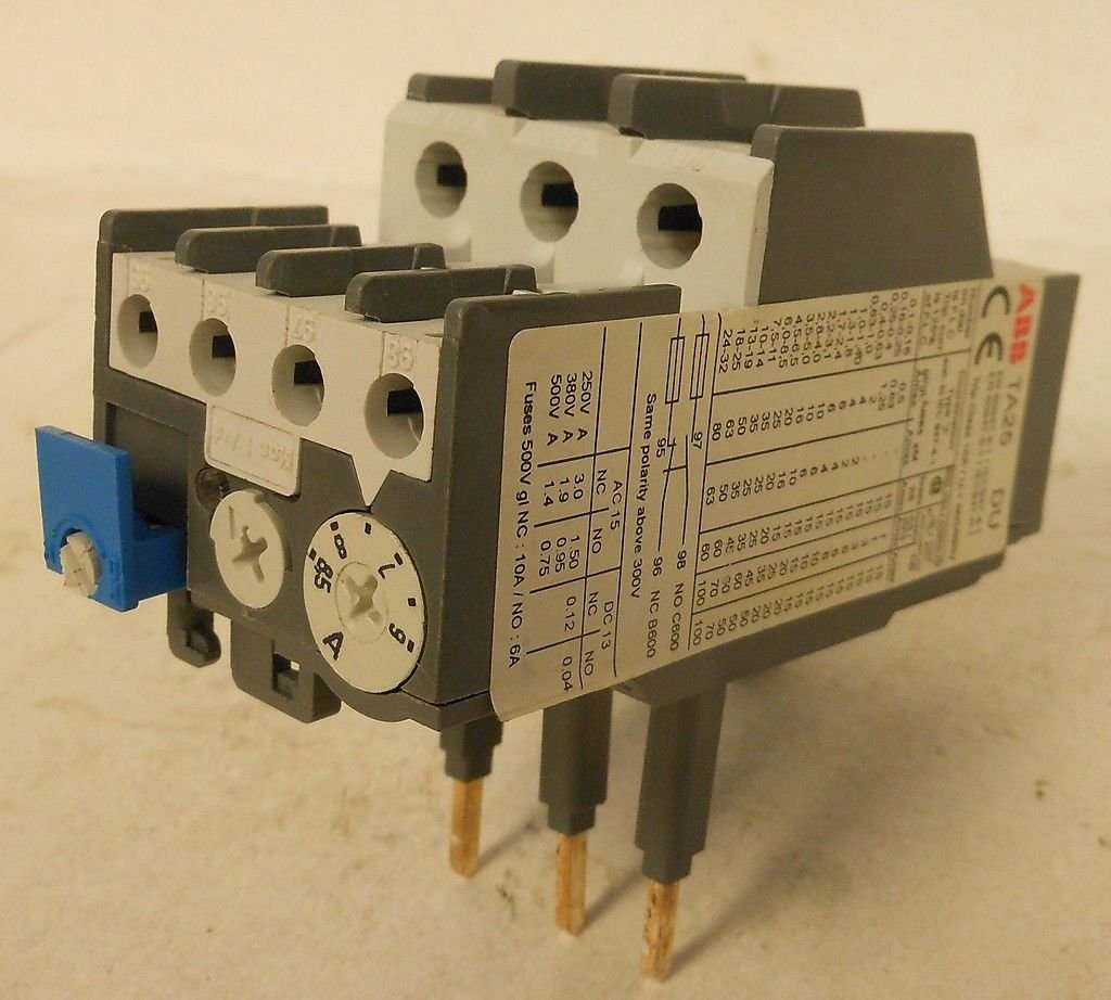 ABB TA25DU14 OVERLOAD RELAY 1014A Industrial & Scientific