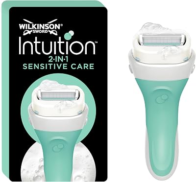 Wilkinson Sword Intuition Sensitive Care Razor for Women Turquoise 4 blades