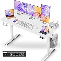 IMGadgets Electric Standing Desk, 55x24 Inches Height Adjustable