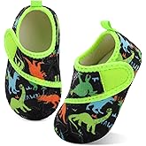 XIHALOOK Toddler Boys Girls House Slippers with Microfleece Lining Cozy Household Shoes Non-slip for Kids
