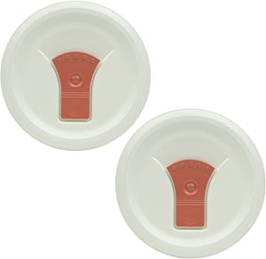 CorningWare FM-22-VPC 20oz Red Clay Round Soup Mug Pop-Ins Vented Lid - 2 Pack