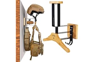 ValuXpro Tactical Gear Stand, Plate Carrier Helmet Stand, Motorcycle Helmet Holder Wall Mount with Hooks,Hanger Rack for Motorcycle Football Cycling Accessories
