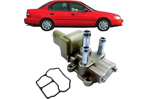 longshida 22270-15010 Idle Air Control (IAC) Valve Compatible with Toyota Corolla Celica Geo Prizm 1.6L 1.8L