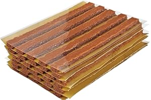 ZERINT Durable Rubber Strings (1/4"x4", Brown 30pcs) Tire Repair Plug Strips Kit for Tubeless Tires, Fits Car, Motorcycle, Truck, RV, ATV(TS-160C30)