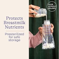 Lansinoh Breastmilk Storage Bags, 50 Count with 2