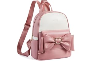 Telena Small Backpack Purse for Women Girls Cute Mini Leather Backpack Travel Shoulder Bags