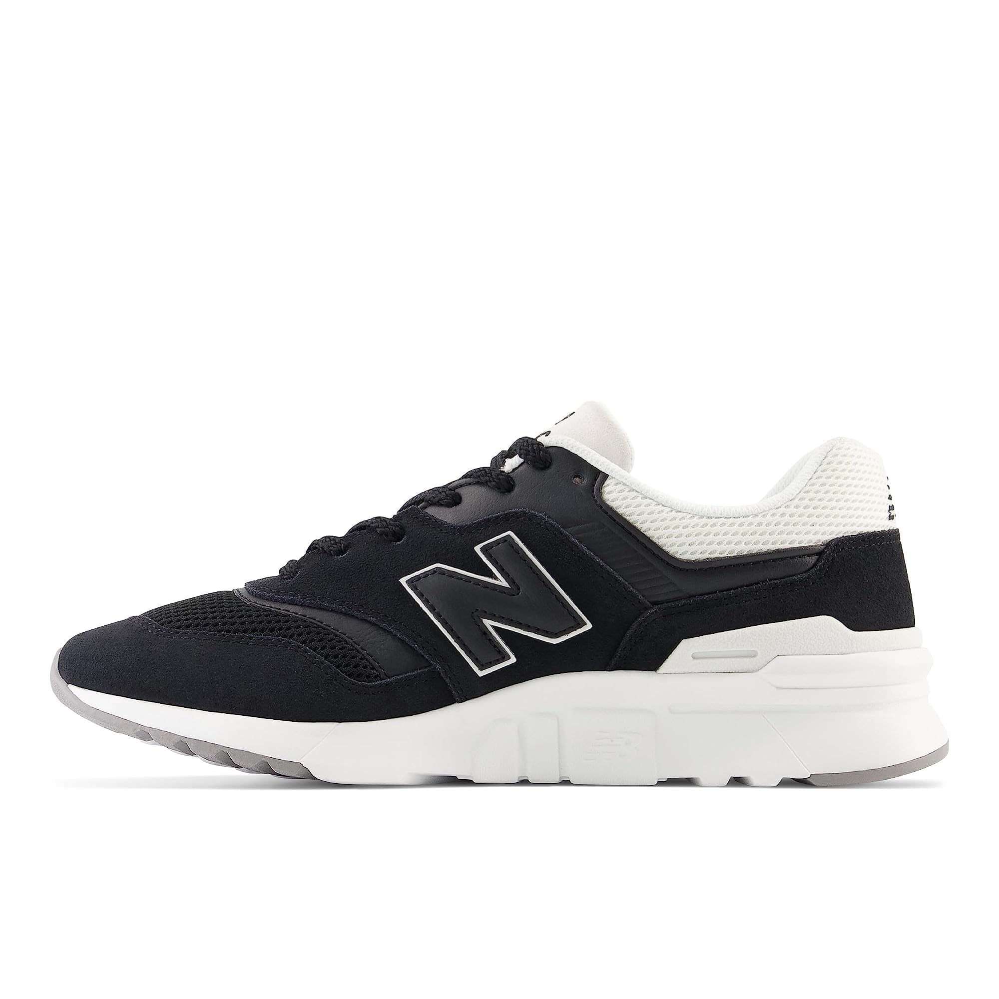 New Balance Men’s 997H V1 Sneaker, Black/White, 5.5 M