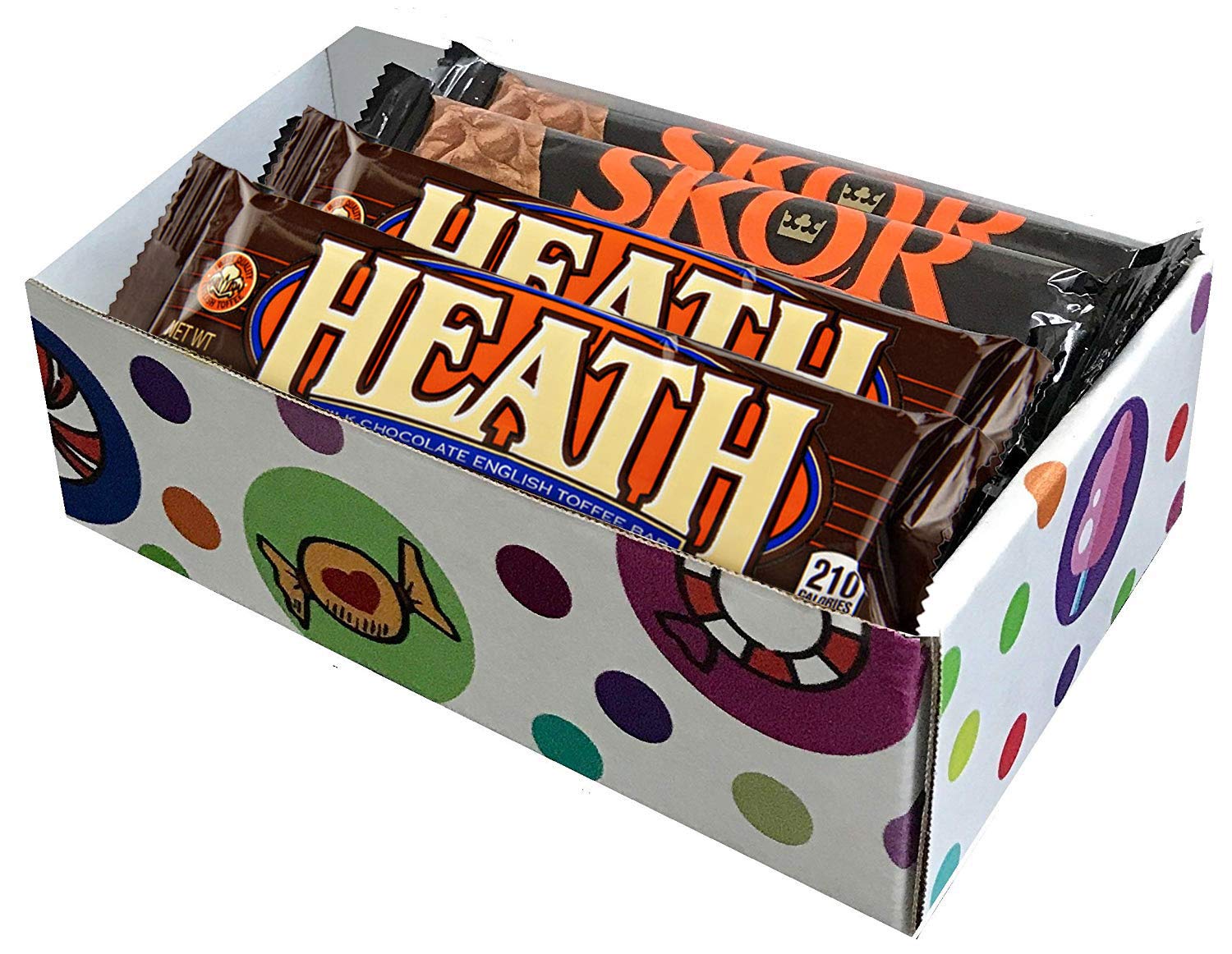 SKOR & HEATH Milk Chocolate Toffee Candy Bars, 1.4 Oz