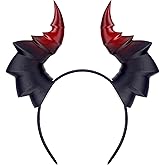 MOSTORY Devil Horns Headband for Adult - 3D Devil Horns Headband for Halloween Costume Party Dress up Cosplay Renaissance