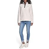 Tommy Hilfiger womens 1/4 Zip Mockneck Sherpa Soft Pullover