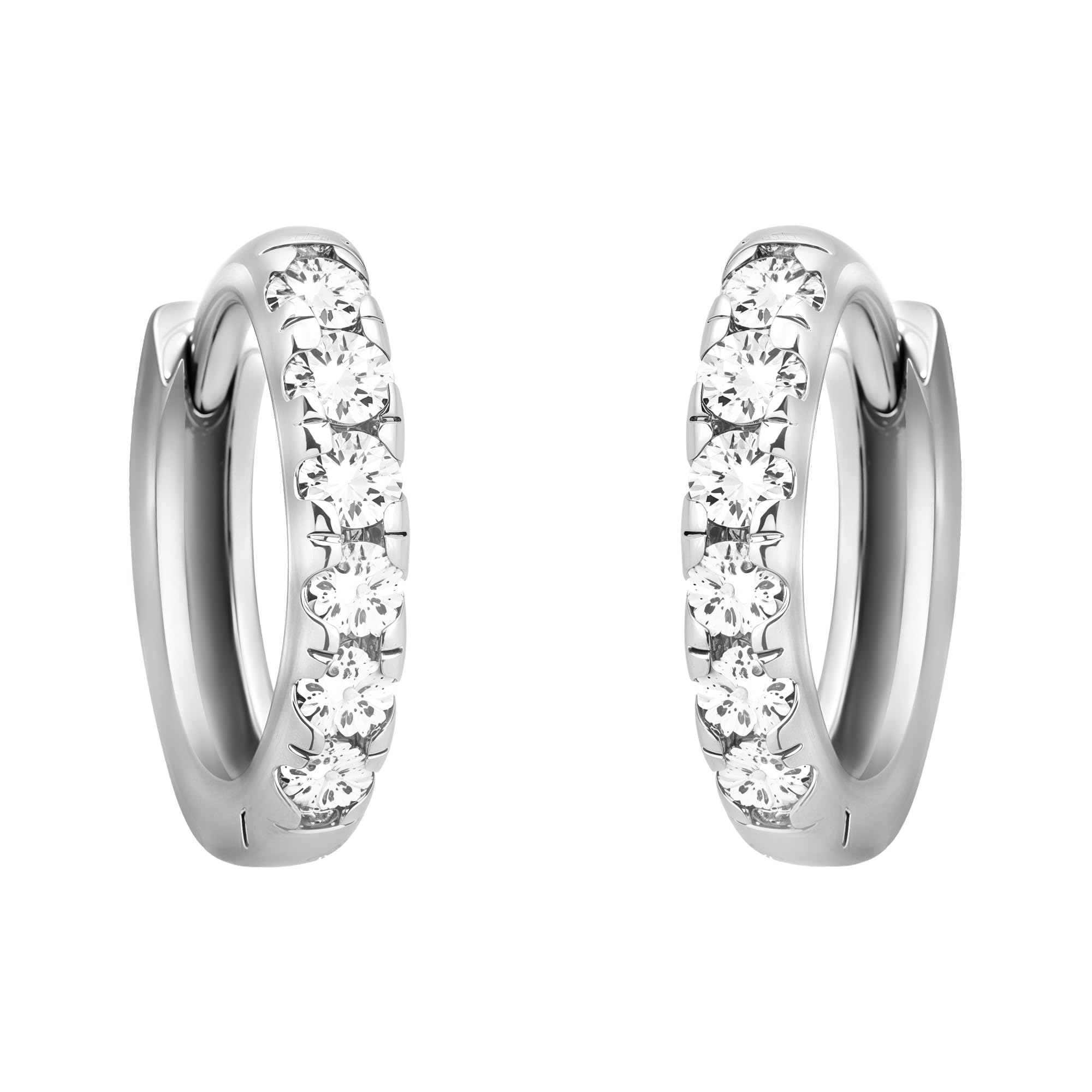 SOFIA MILANI - Women's Earrings 925 Silver - with Zirconia Stones - Creoles - 20862