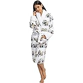 Berkshire Blanket Peanuts® Snoopy Women's Warm Robe with Exclusive VelvetLoft® Fabric and Sherpa Collar